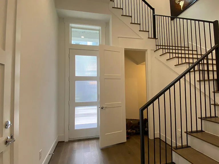 Entry way with spacious coat closet