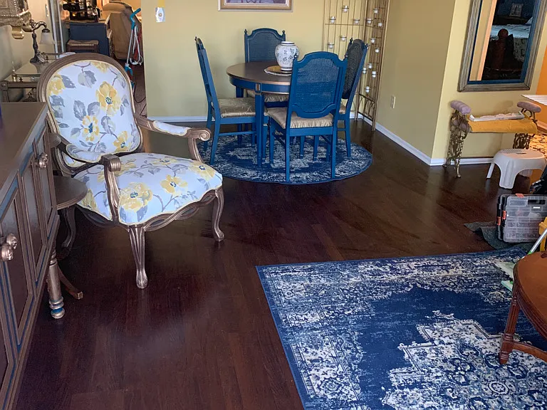 Looking in from front door