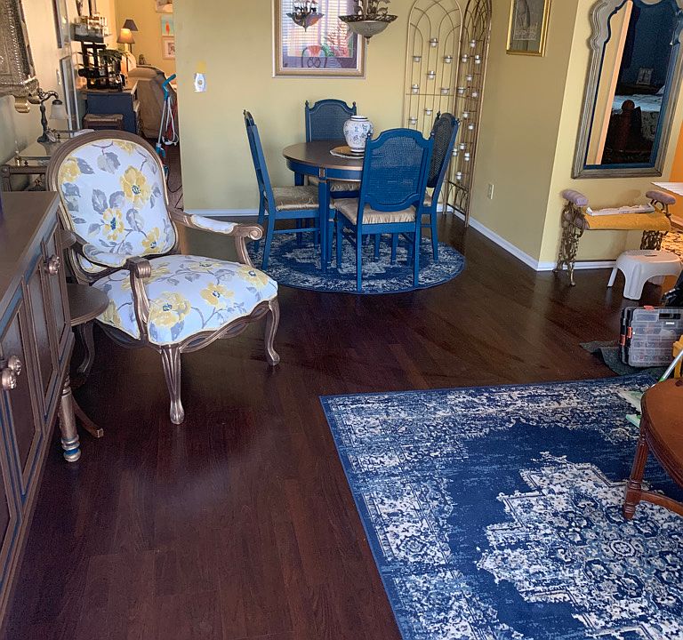 Looking in from front door