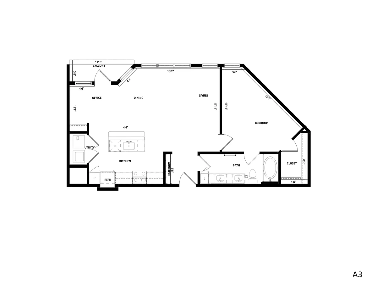 Floor plan A3