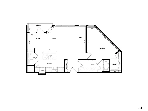 Floor plan A3