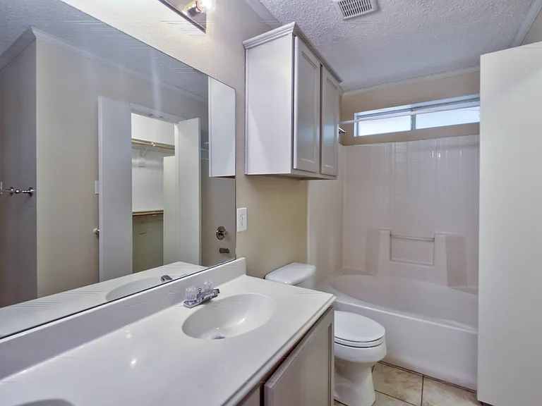 Primary bath, with garden tub