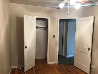 main floor bedroom with closet