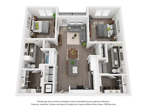 Floor plan B1