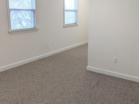 View of bedroom unfurnished from door