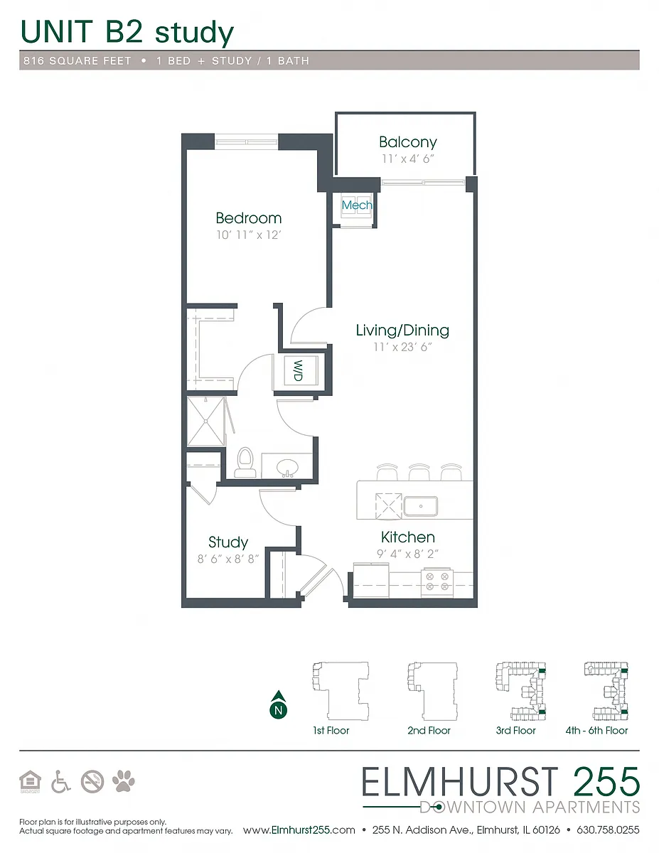 Floor plan B2 Study