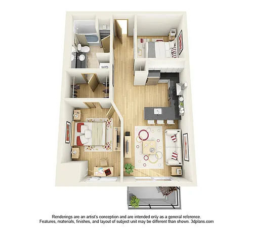 Floor plan NoLo West - A16