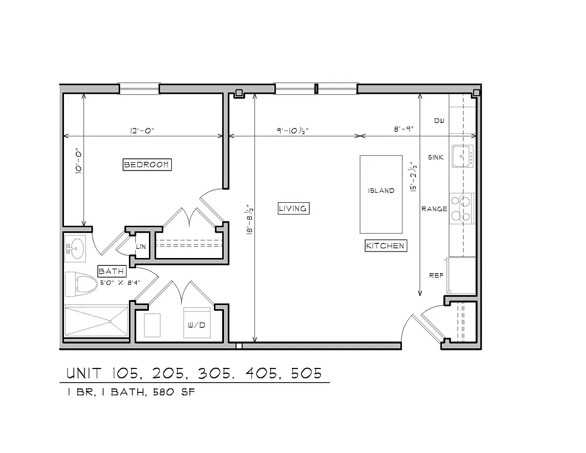 Floor plan 105-505