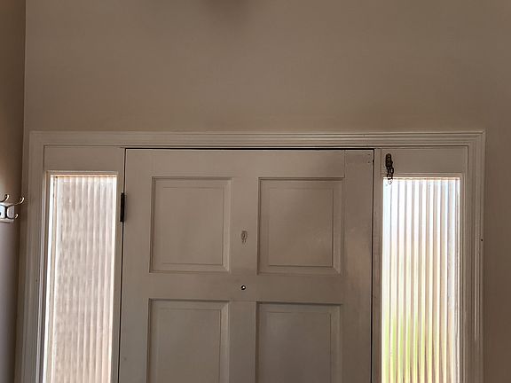 Front door stain glass detail.