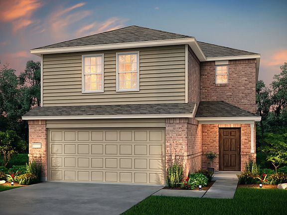 The Pierce, a 2-story new construction home showing Home Exterior W