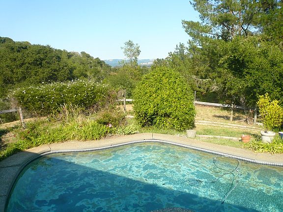 pool and view from deck