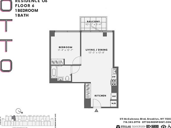2nd image of 211 McGuinness Blvd #606