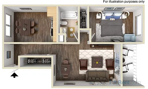 Floor plan Hibiscus -1A