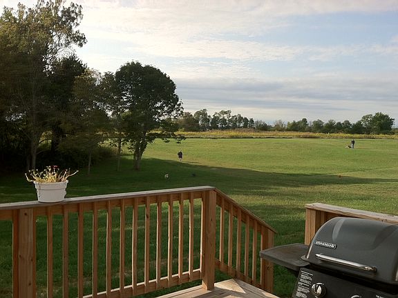 Deck & master bd room view 