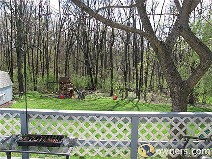 Beautiful Back yard backing up to woods