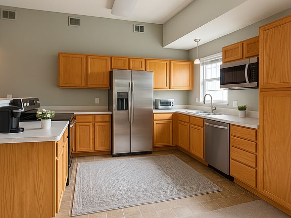 Spacious kitchen