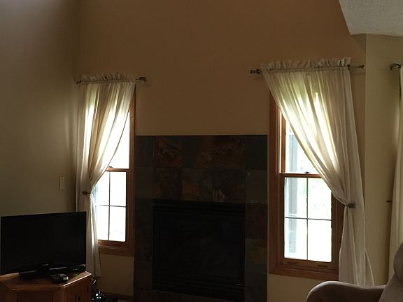 Family room gas fireplace