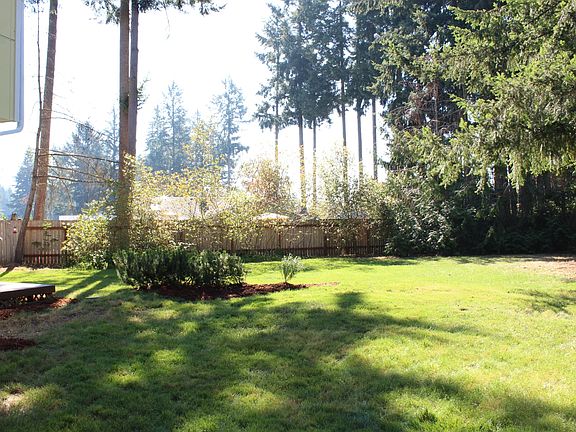 Mature landscaping