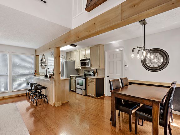 Dining and kitchen area