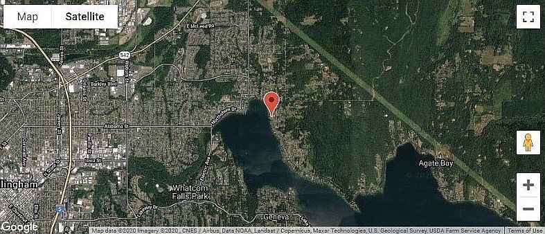 The correct map location