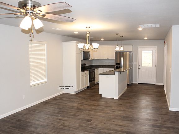 Living Area into Kitchen