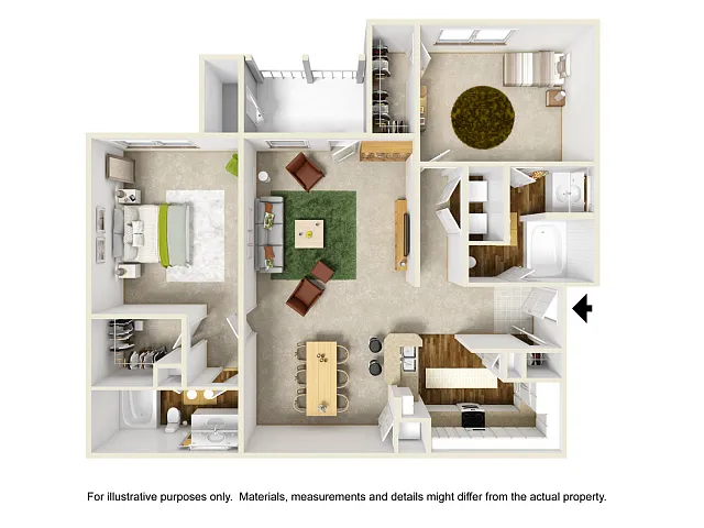 Floor plan Orchid with Sunroom