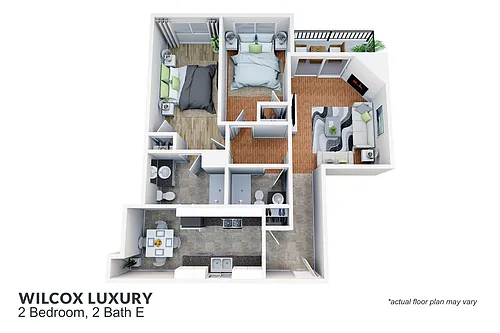 Floor plan 2 Bedroom