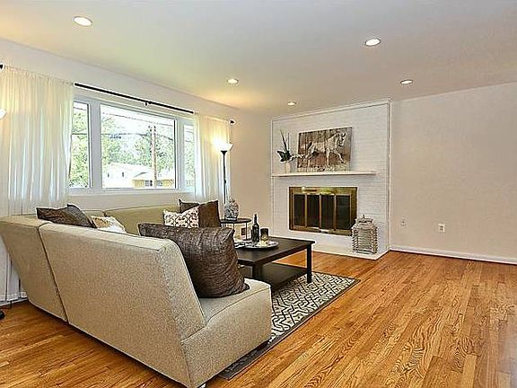 Wood-burning fireplace