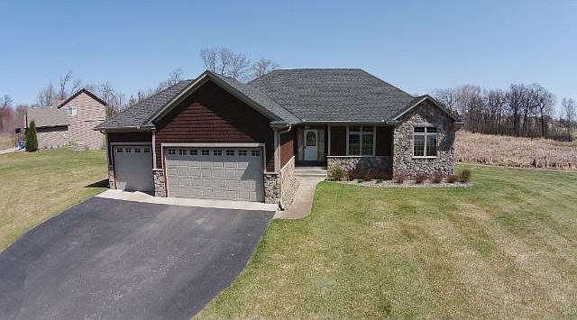 Closer look at the front of this home.