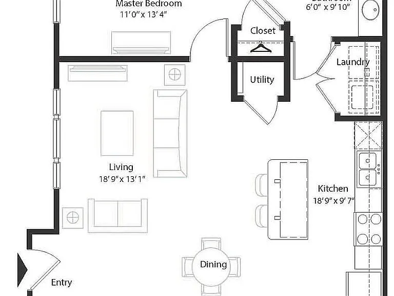 A2 Floor plan W Dimensions A2 Floor plan W Dimensions