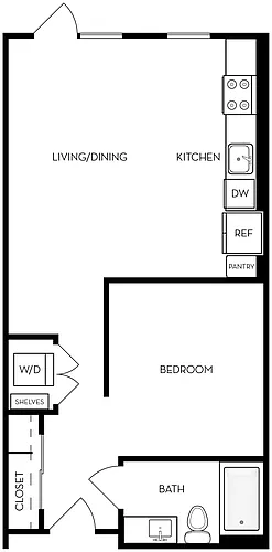 Floor plan Studio B4