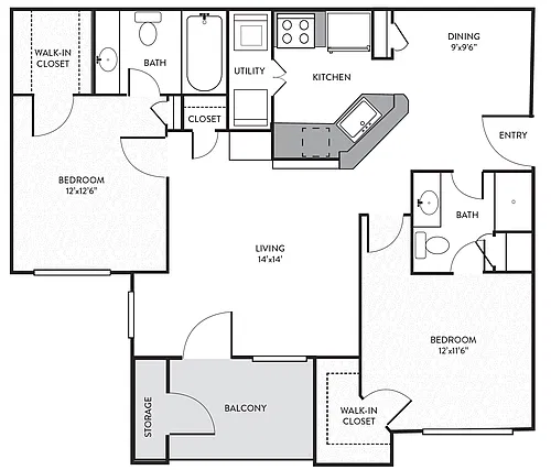 Floor plan B3-Modern