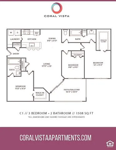 Floor plan 3bed/2 bath