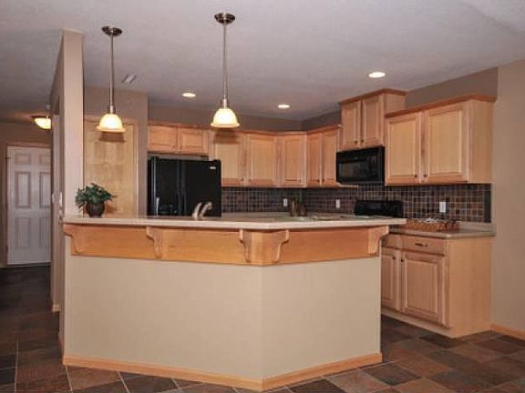 Kitchen With Eating Bar