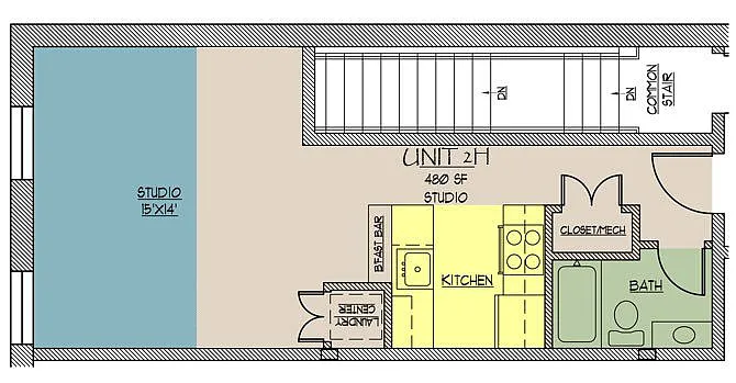 Floor plan 2H