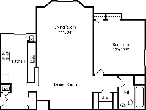 Floor plan Hoover