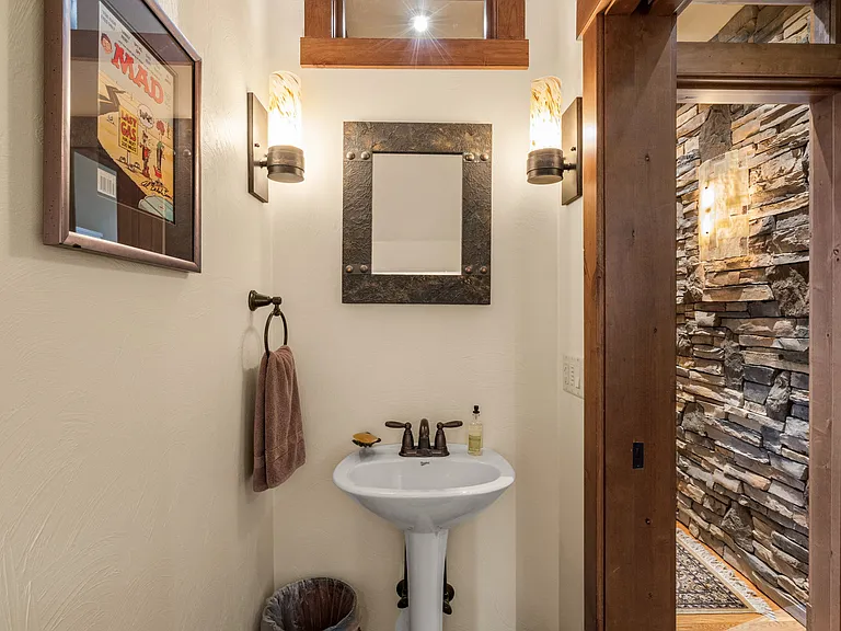 Main floor powder room.