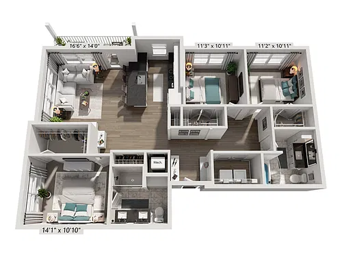 Floor plan C1