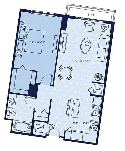 Floor plan Grace - North Tower