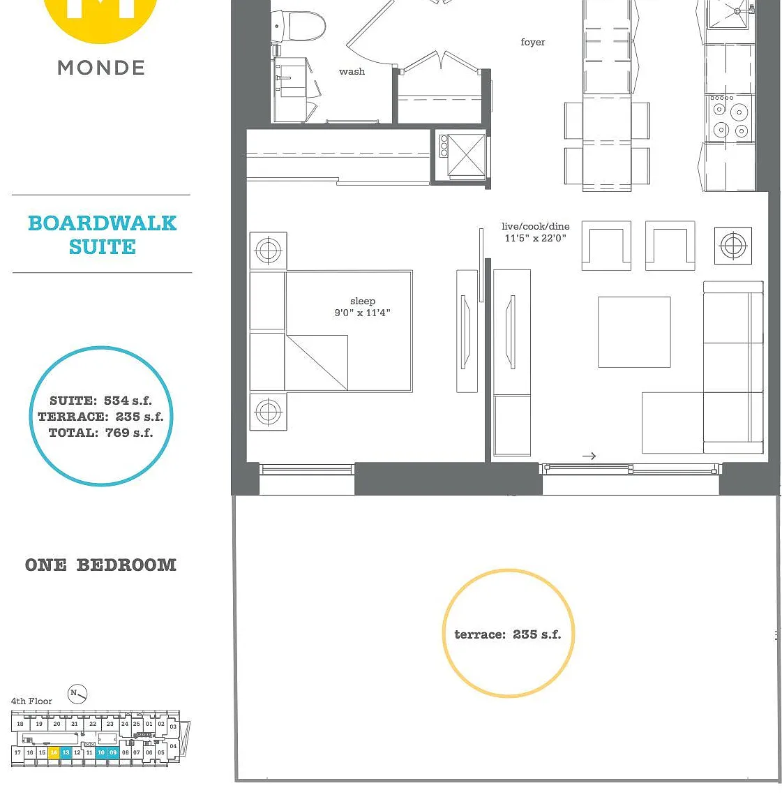 1 bed, $2,300 — Photo 3
