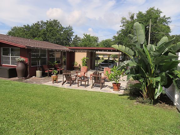 Back Yard with Pavers