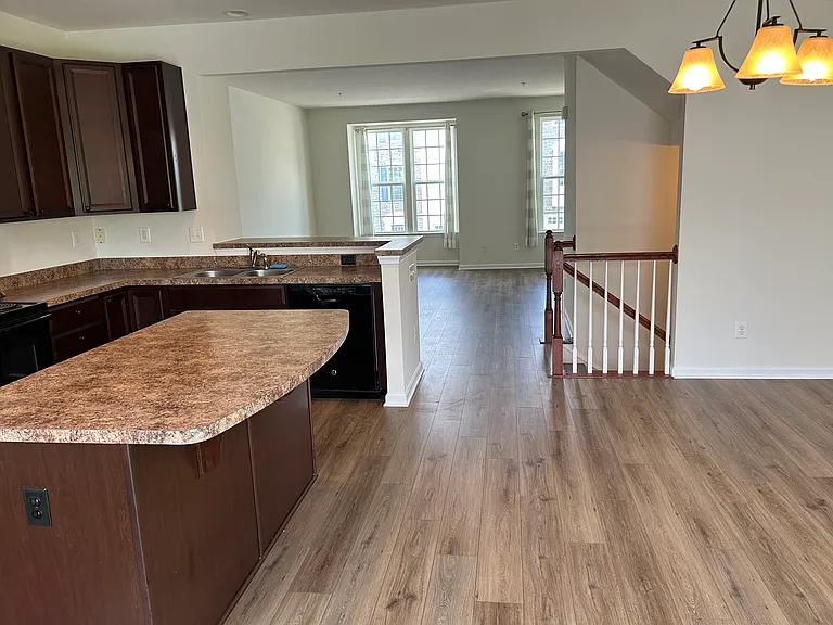 New flooring in Kitchen & Living