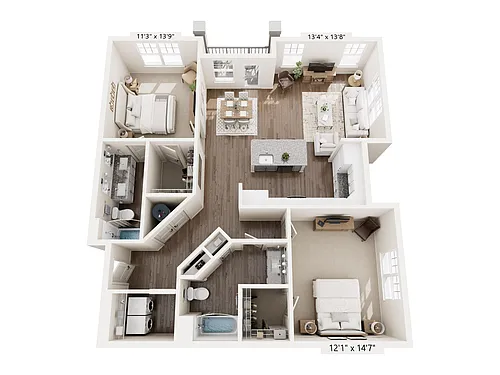 Floor plan B2