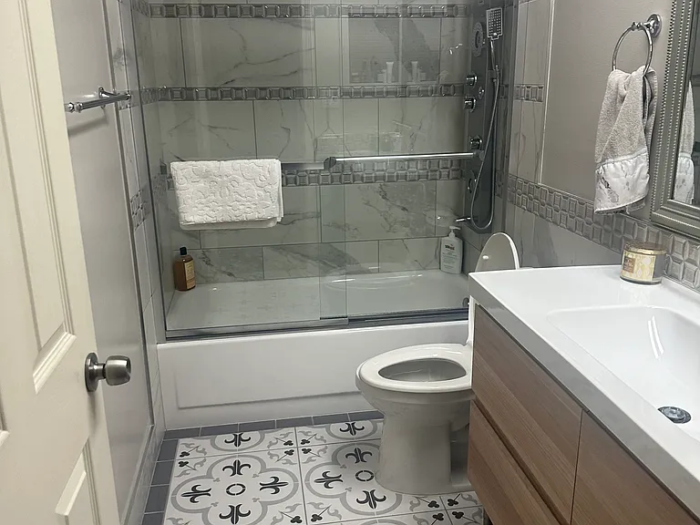 first bathroom - remodeled and updated recently