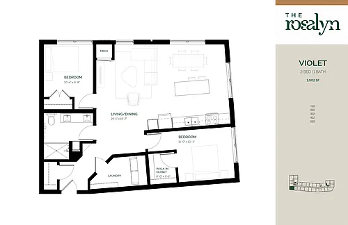 Floor plan Violet