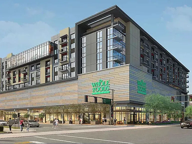 Whole Foods 1 block away.