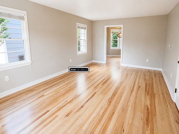 Living room towards dining room