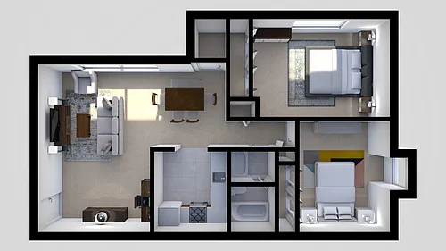 Floor plan 2 Bedrooms