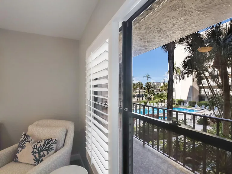 Views from bedroom.