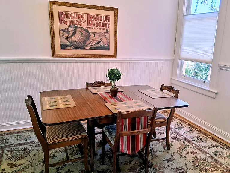 Formal dining room.